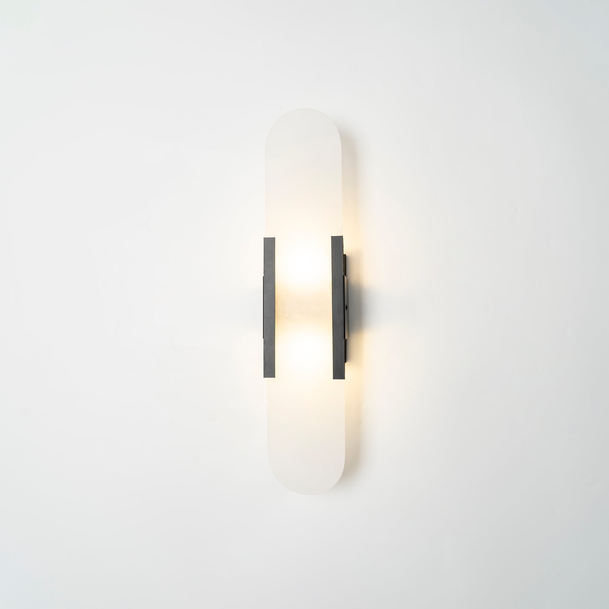 Alabaster Elongated Wall Sconce Light