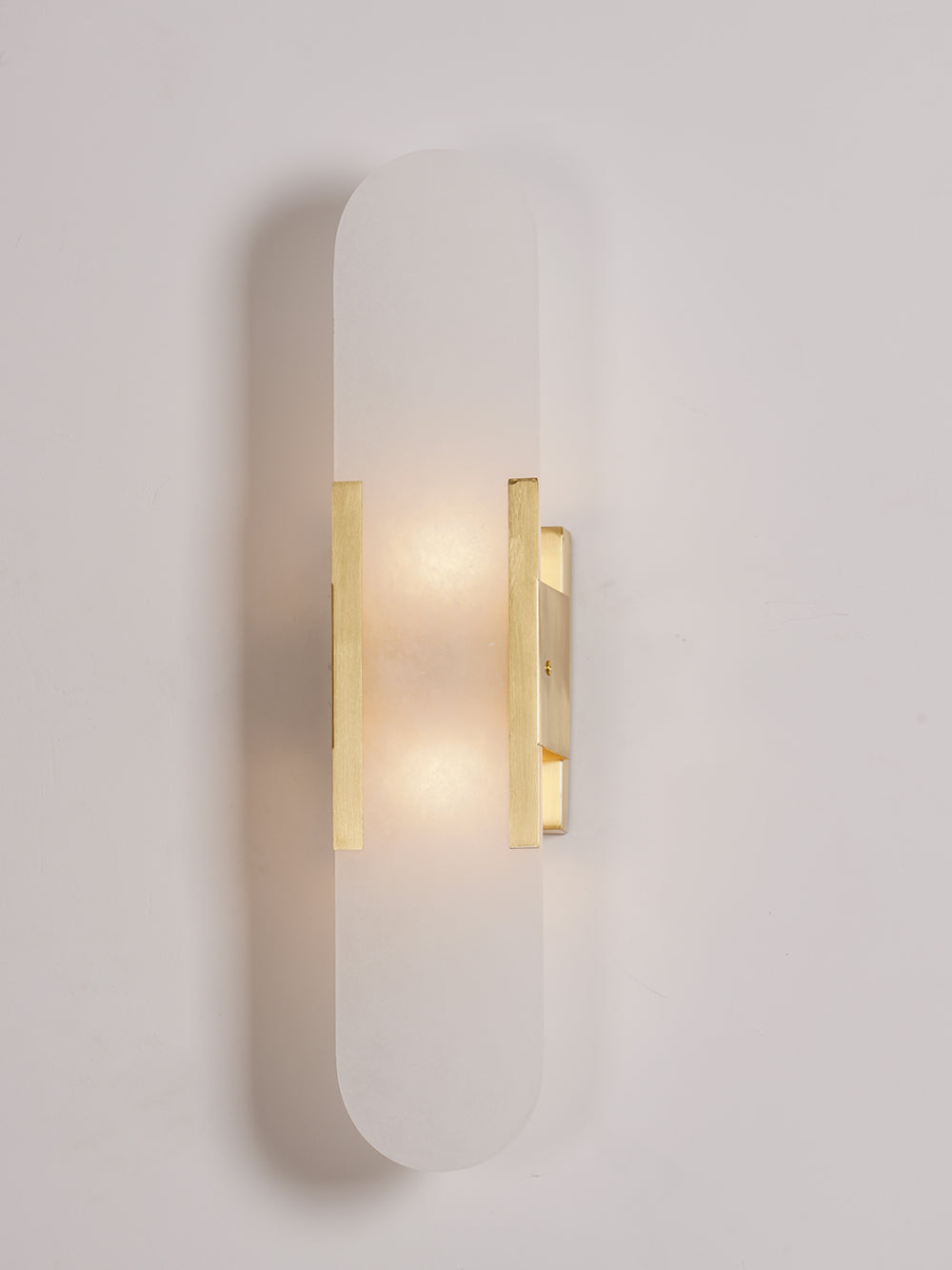Alabaster Elongated Wall Sconce Light