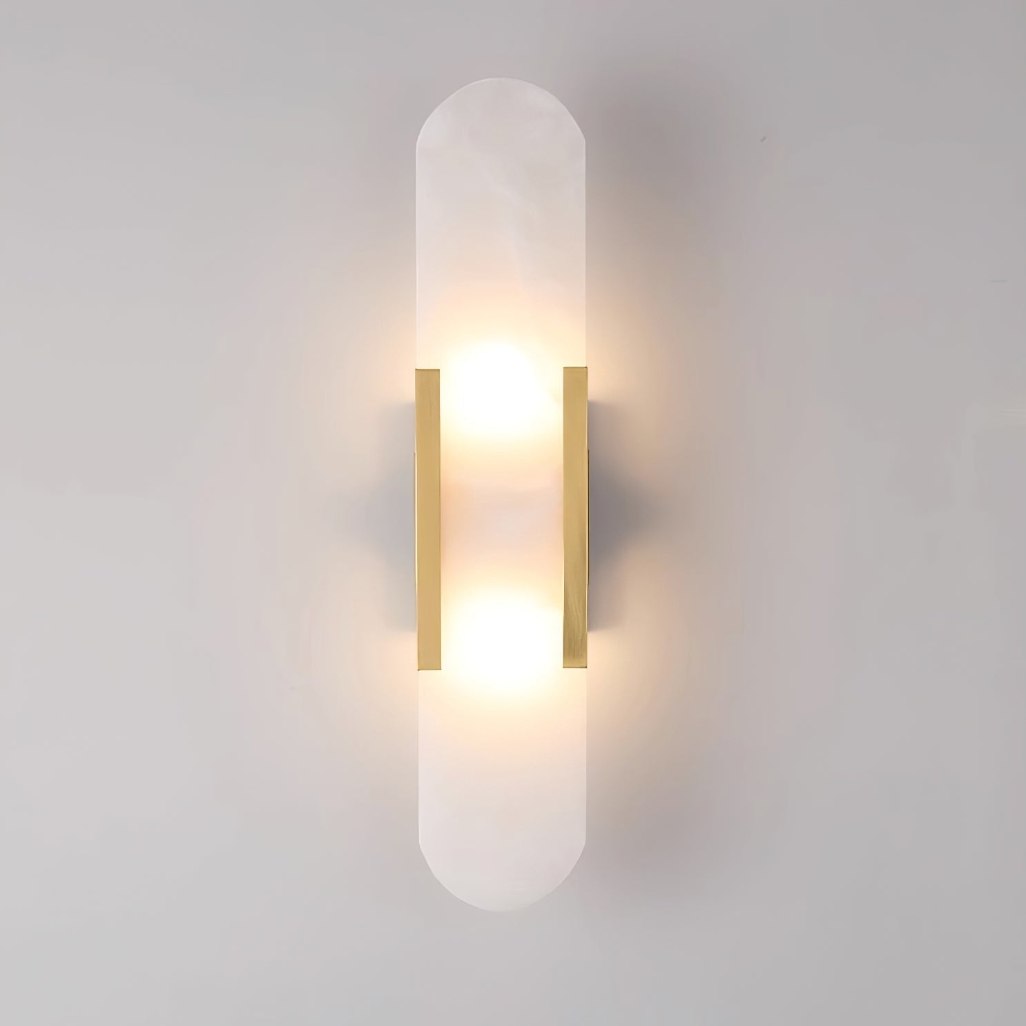 Alabaster Elongated Wall Sconce Light