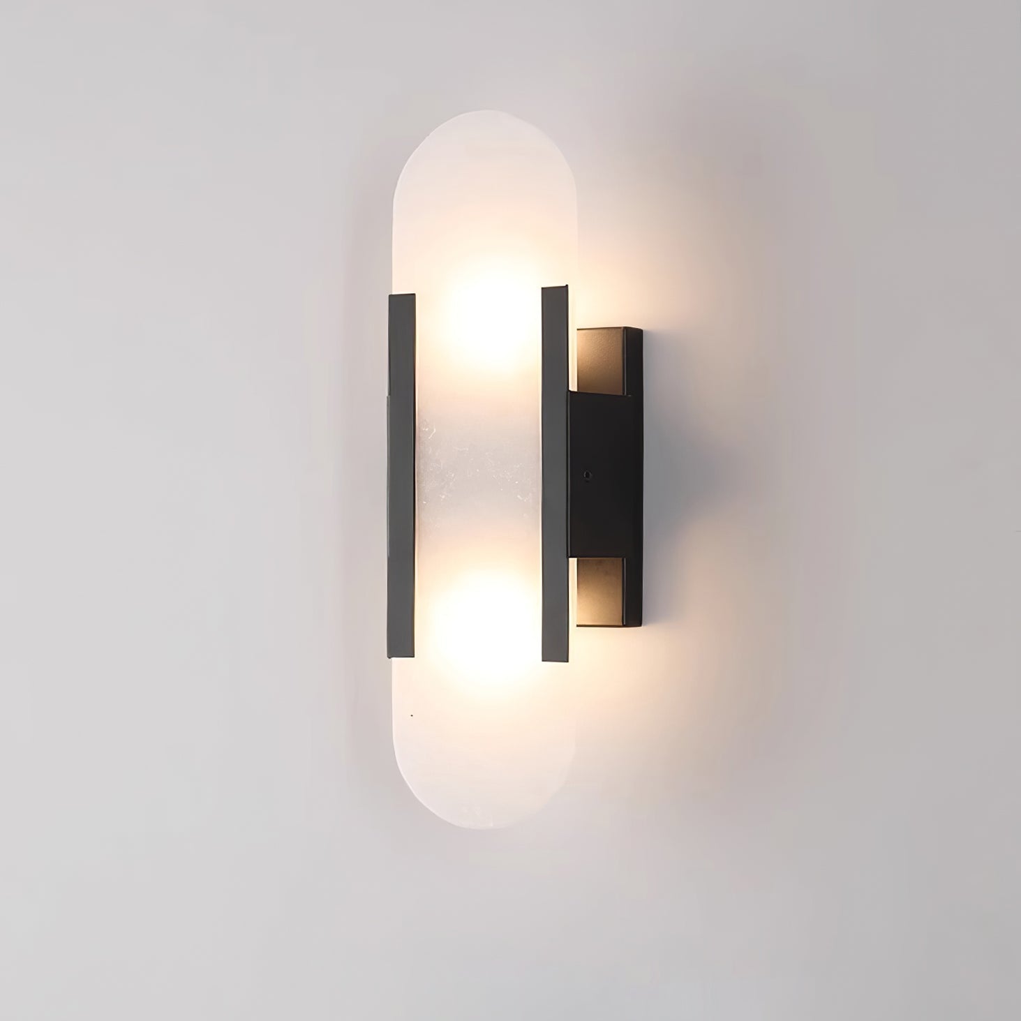 Alabaster Elongated Wall Sconce Light