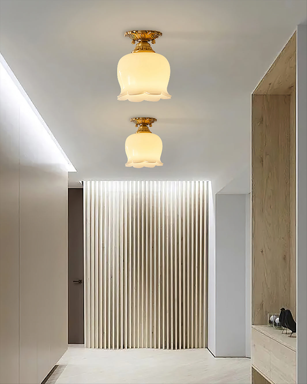 Ceramic Shade Ceiling Light