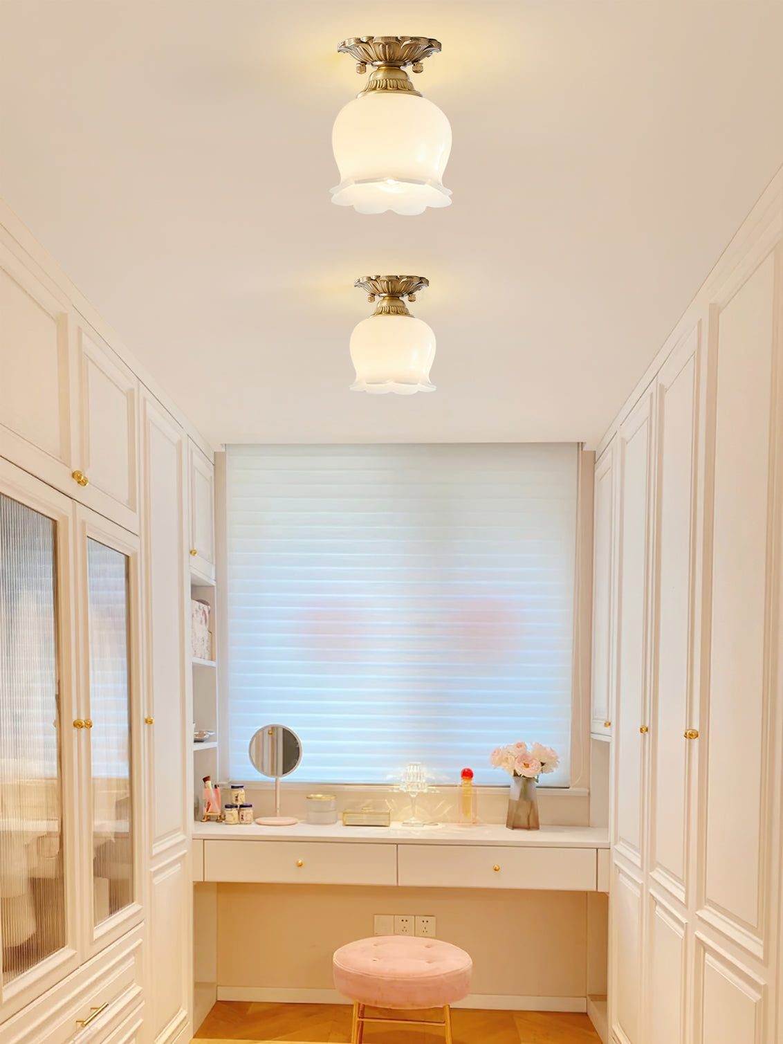 Ceramic Shade Ceiling Light