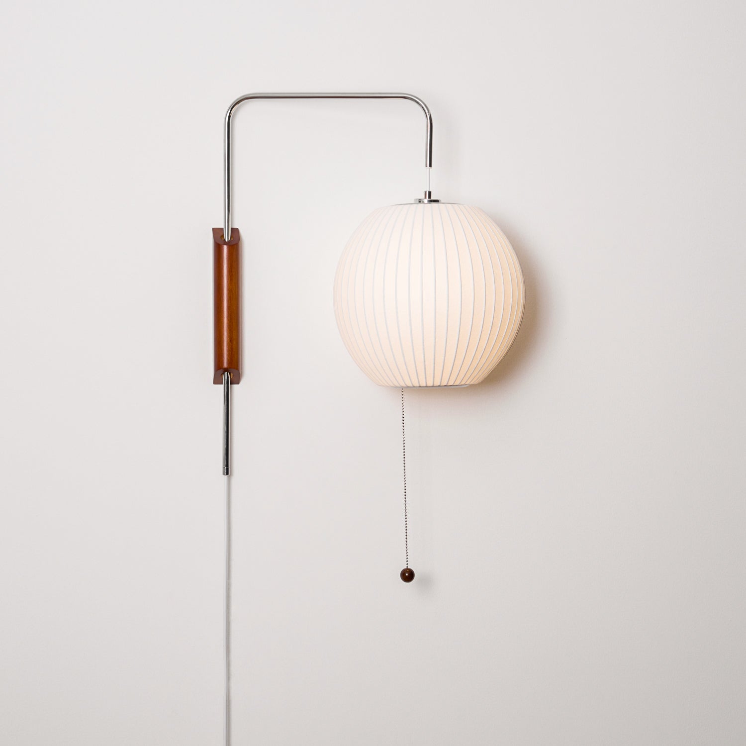 Glass Globe Wall Sconce Light