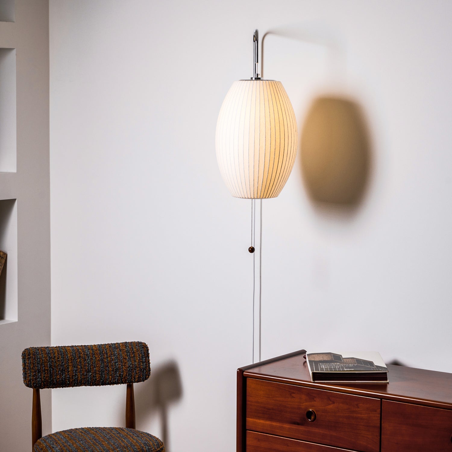 Glass Globe Wall Sconce Light