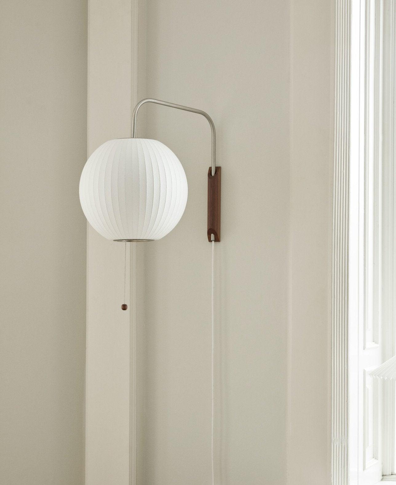 Glass Globe Wall Sconce Light