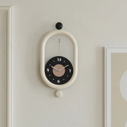 Oval Pendulum Wall Clock
