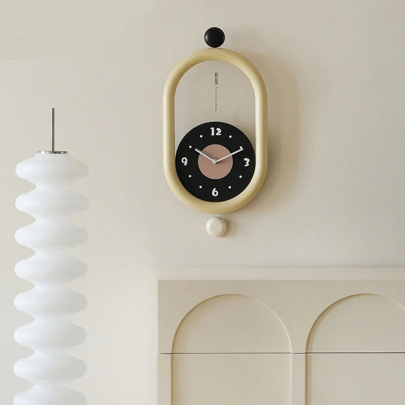 Oval Pendulum Wall Clock