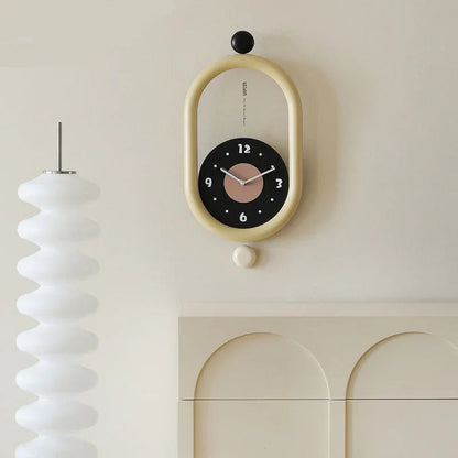 Oval Pendulum Wall Clock
