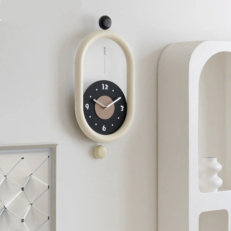 Oval Pendulum Wall Clock