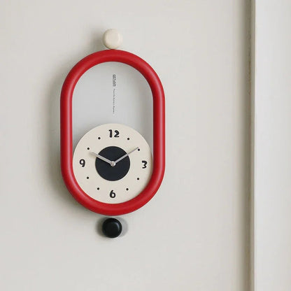 Oval Pendulum Wall Clock