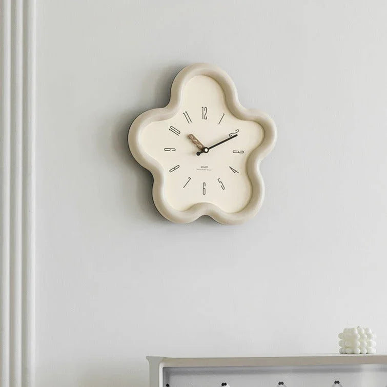 Flower Shape Pendulum Wall Clock