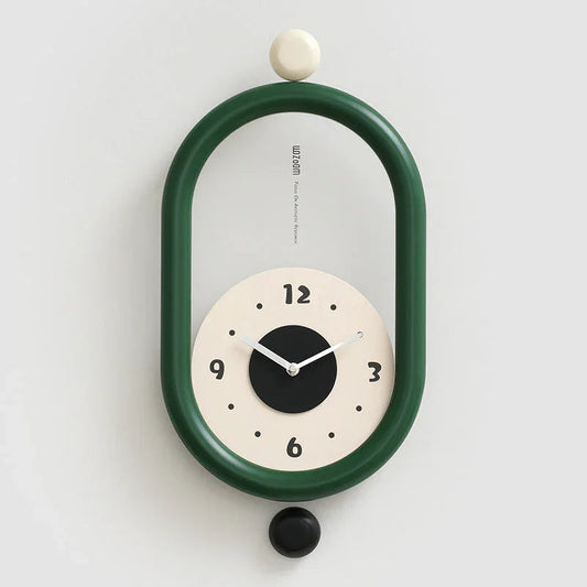 Oval Pendulum Wall Clock