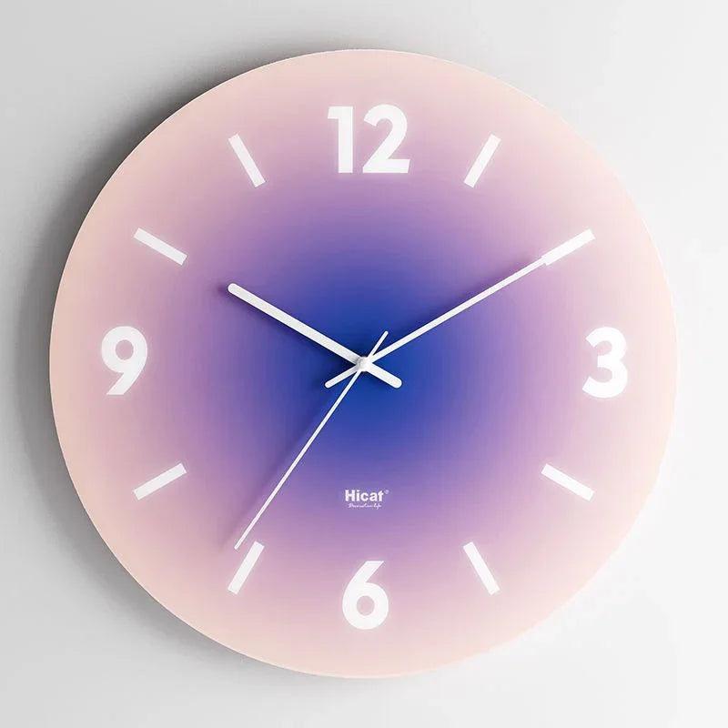 Clear Glass Face Wall Clock