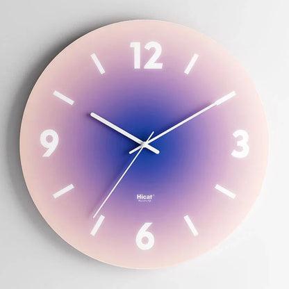 Clear Glass Face Wall Clock