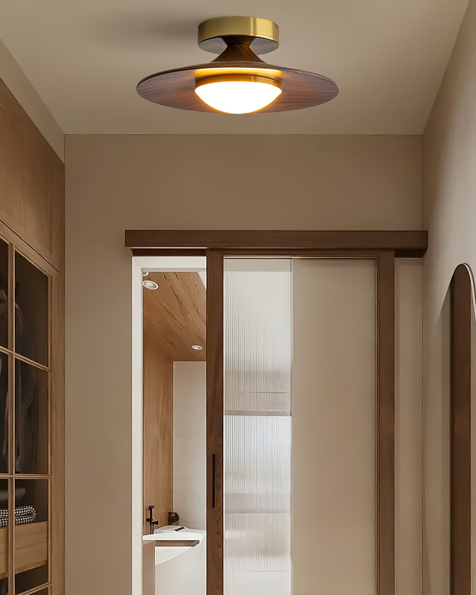 Disc Flush Mount Ceiling Light