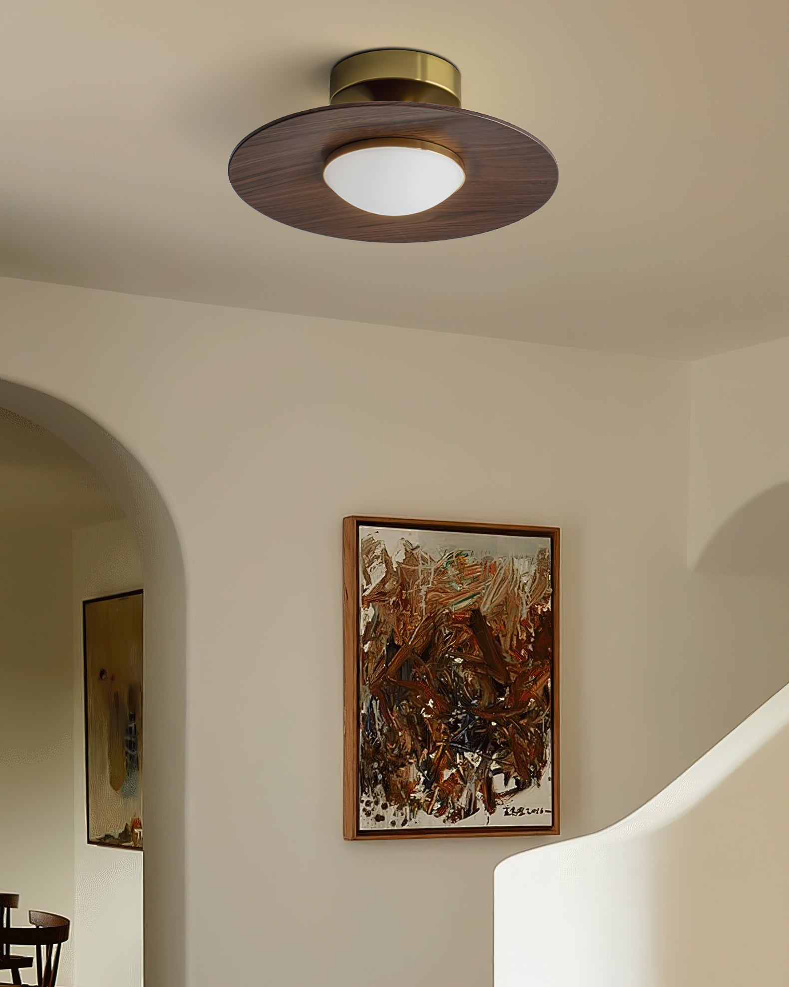 Disc Flush Mount Ceiling Light