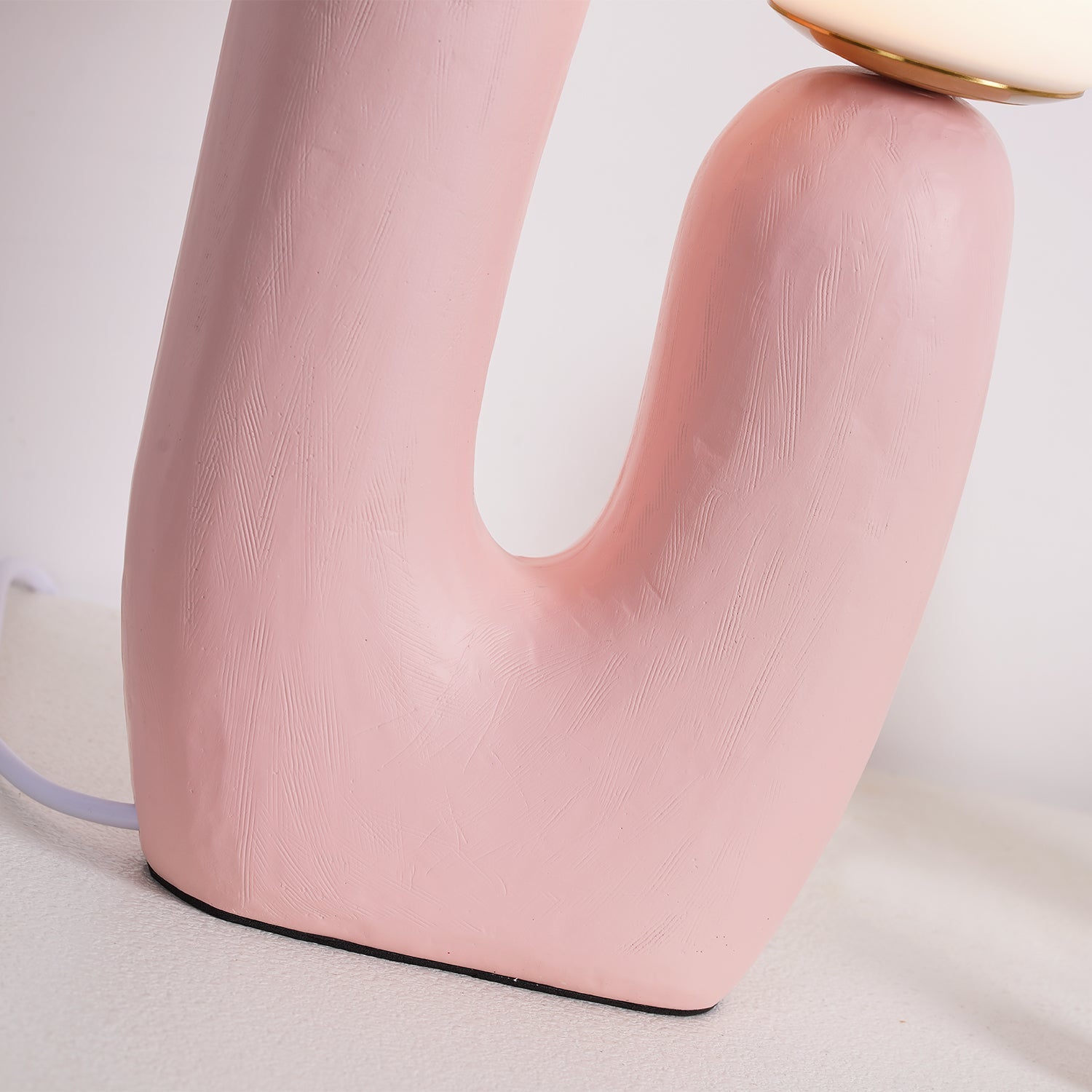 Textured Stone Minimal Table Lamp