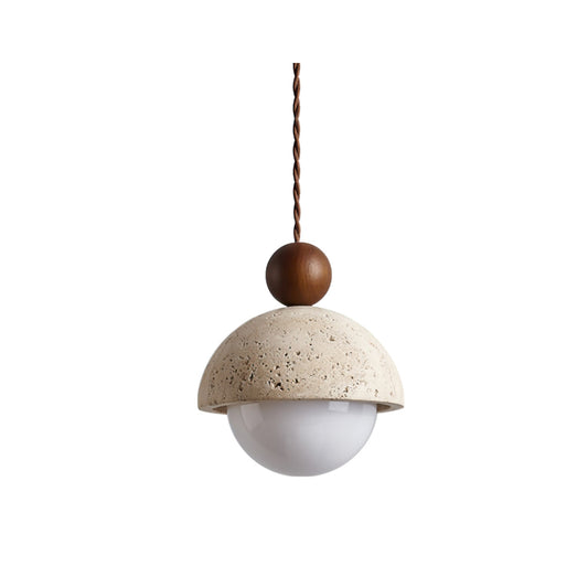 Wood Globe Pendant Lighting