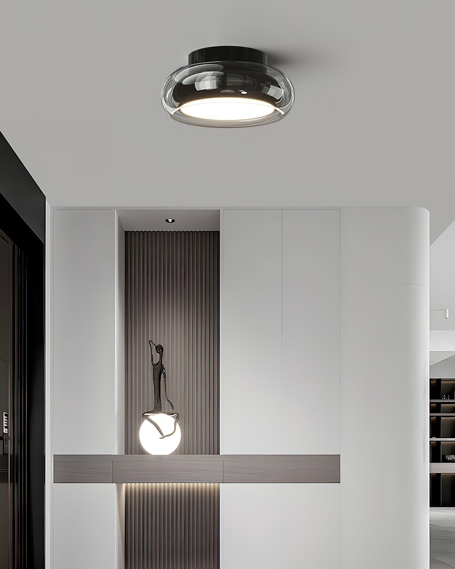 Metal Disc Ceiling Light