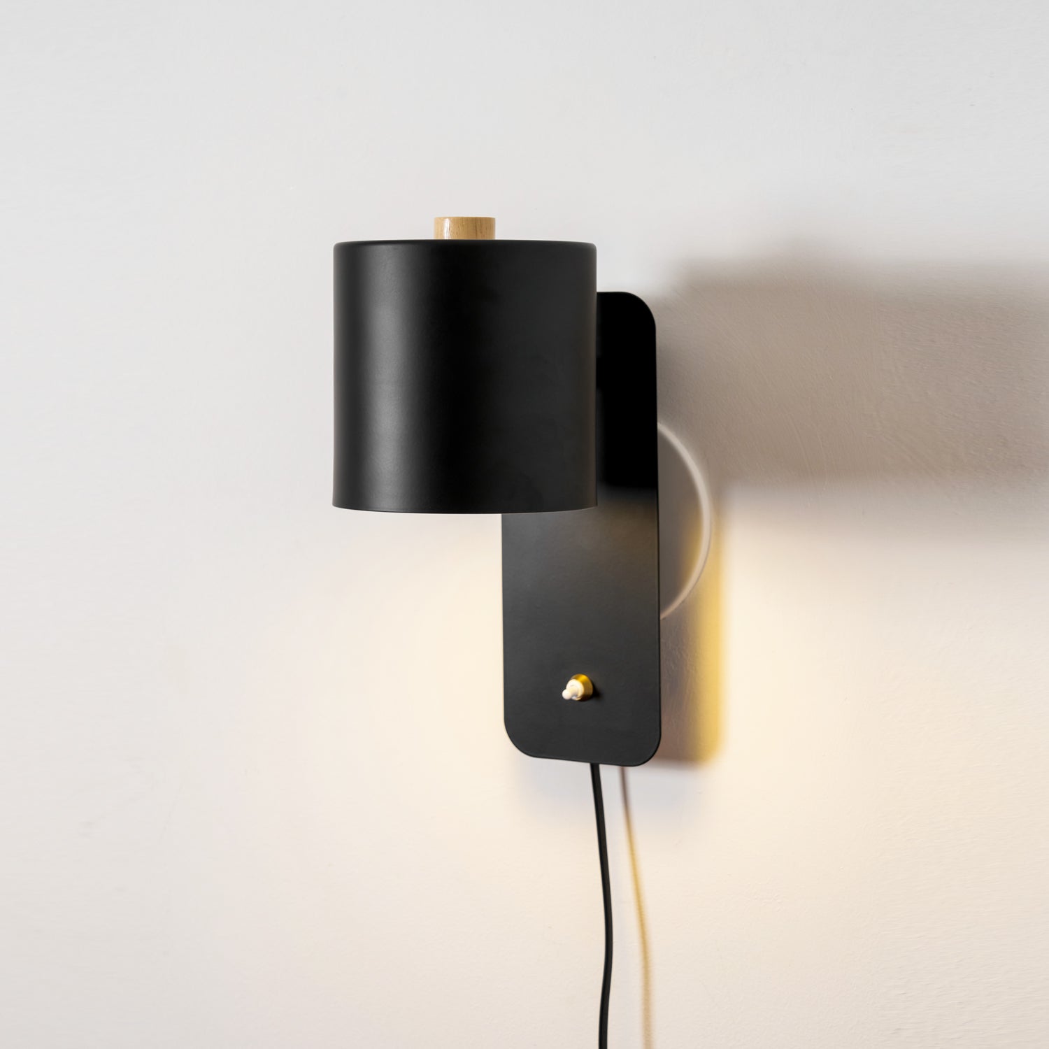 Plug-In Adjustable Cylinder Wall Light