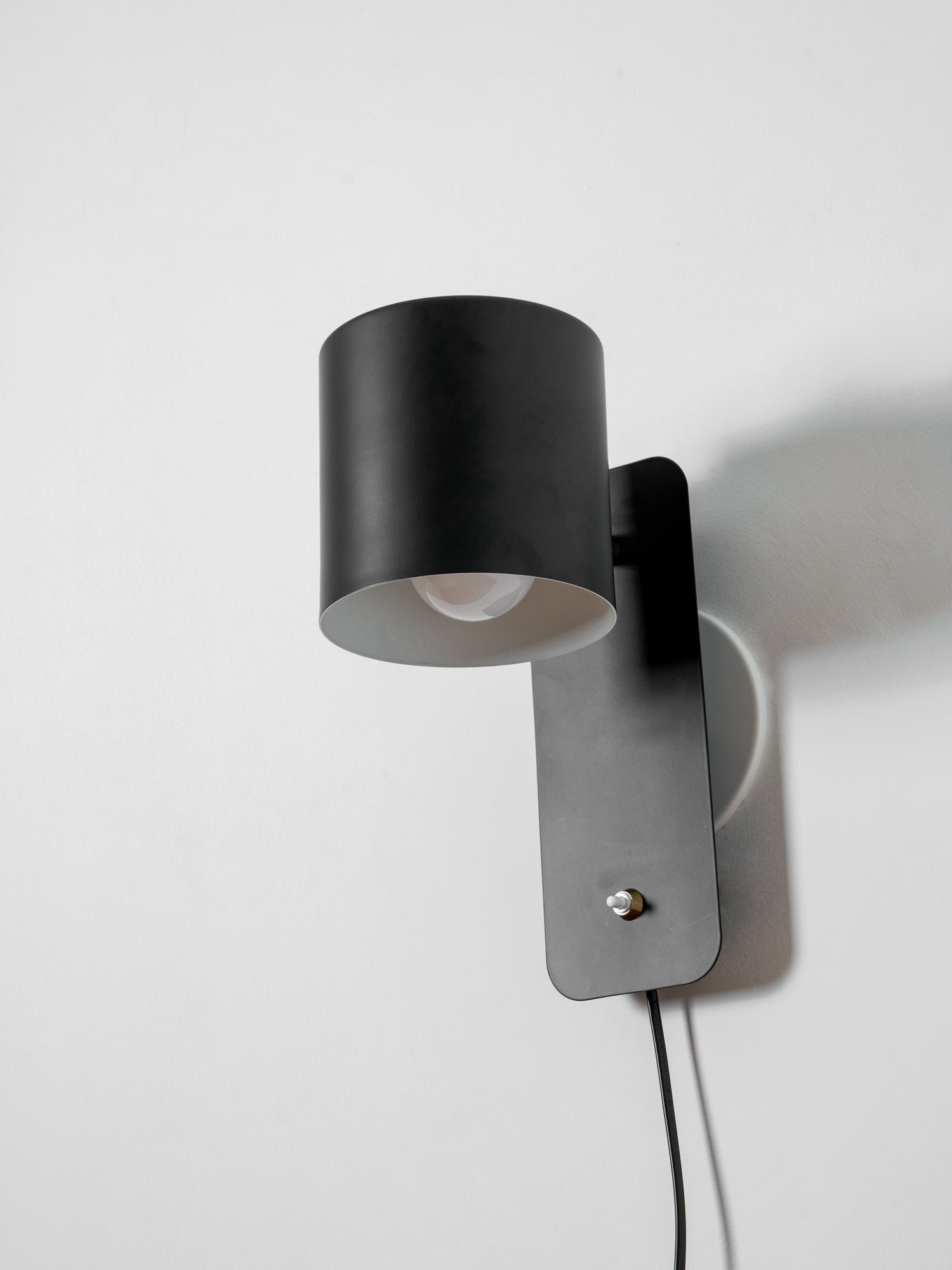 Plug-In Adjustable Cylinder Wall Light