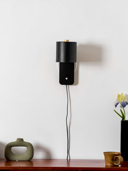 Plug-In Adjustable Cylinder Wall Light