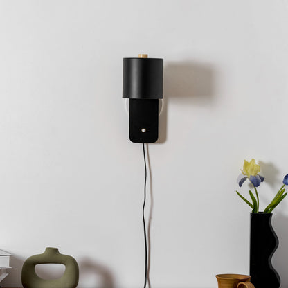 Plug-In Adjustable Cylinder Wall Light