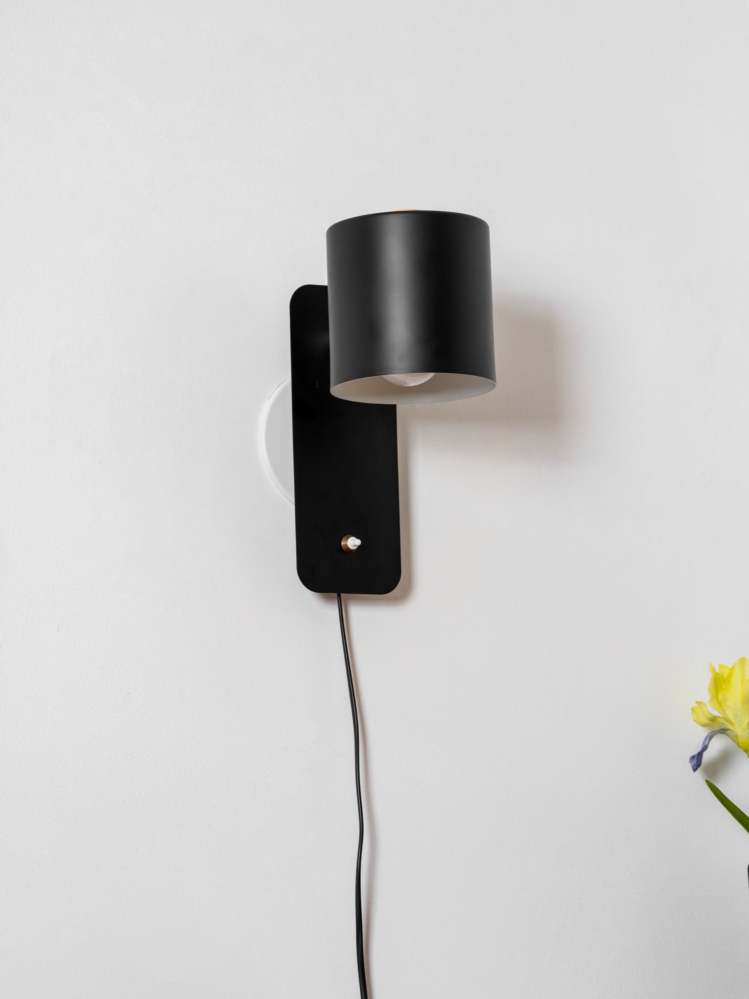Plug-In Adjustable Cylinder Wall Light