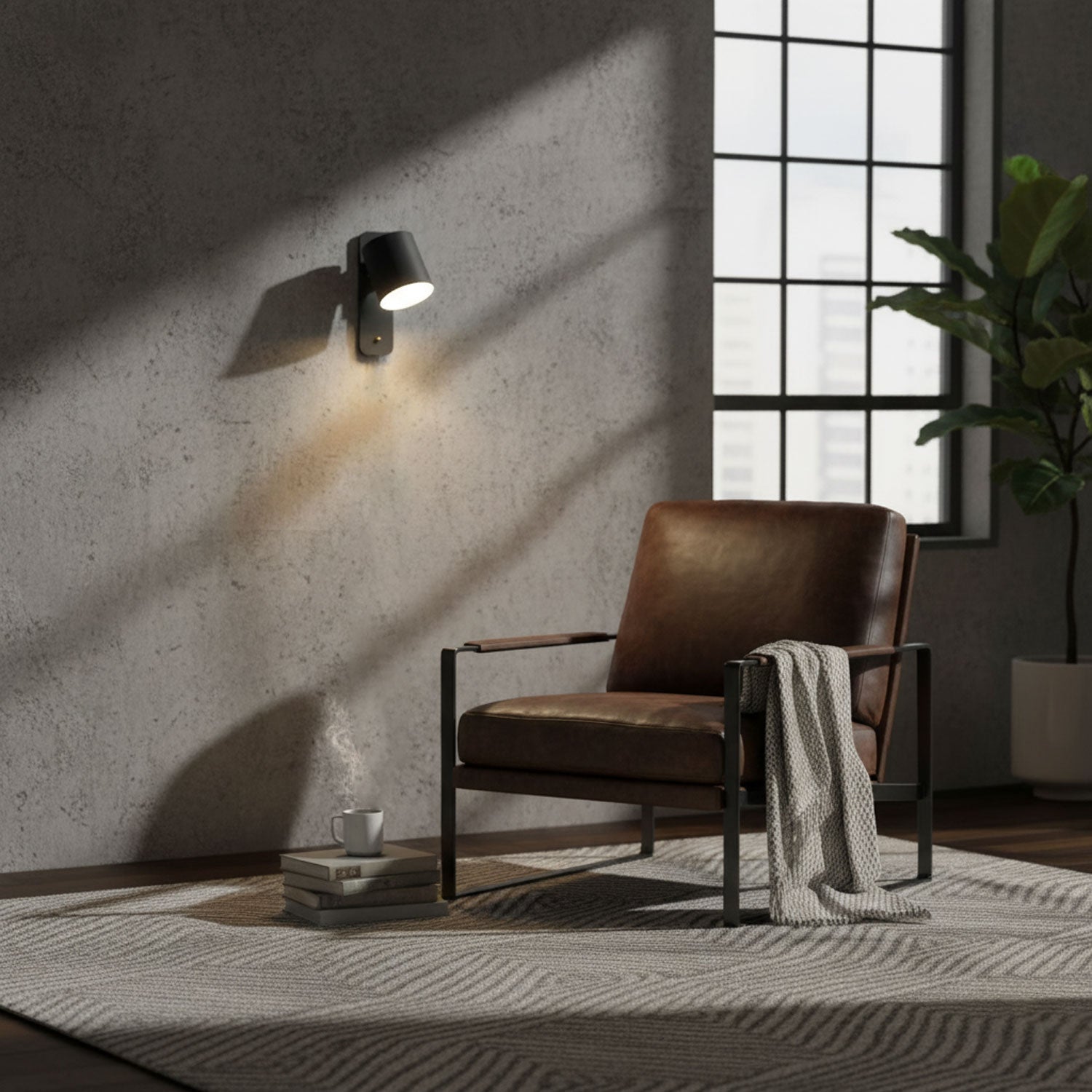 Adjustable Cylinder Wall Light