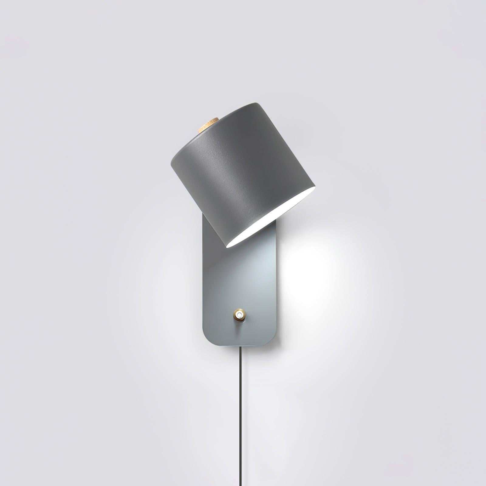 Plug-In Adjustable Cylinder Wall Light