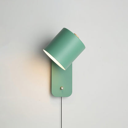 Plug-In Adjustable Cylinder Wall Light