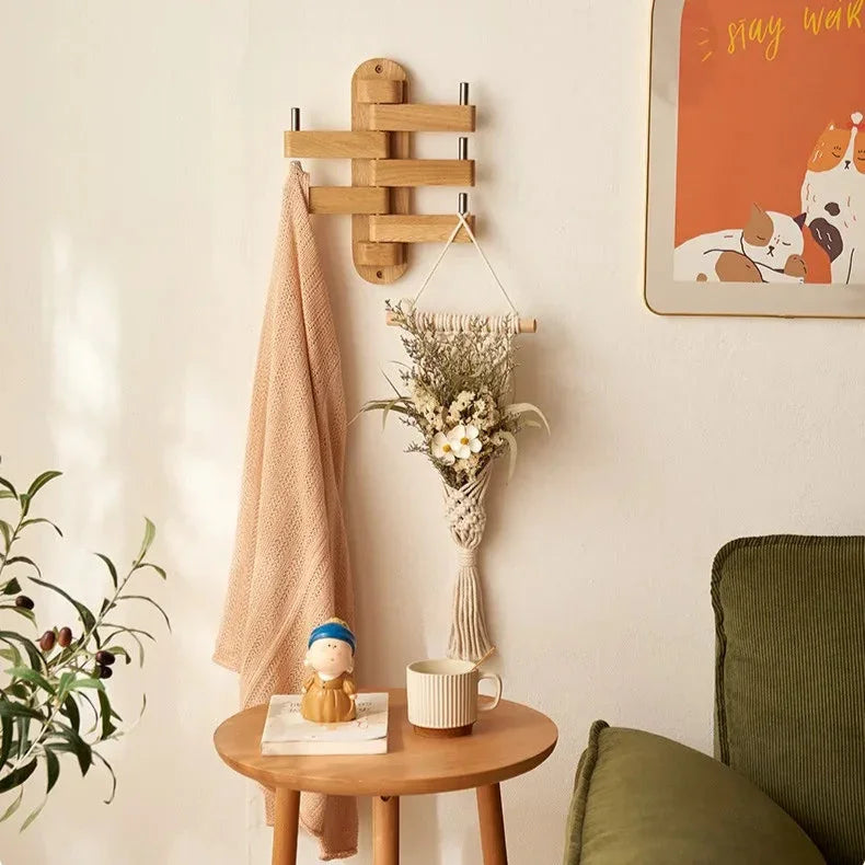 Rotating Arm Wall Mounted Coat Rack