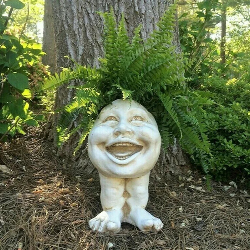 Face Head Planter Set