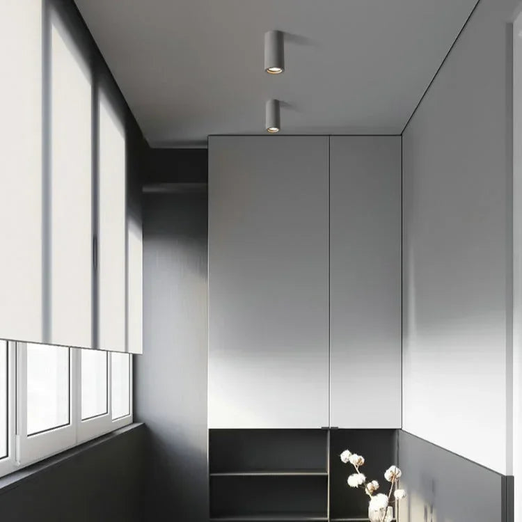 Concrete Finish LED Surface-Mounted Downlight