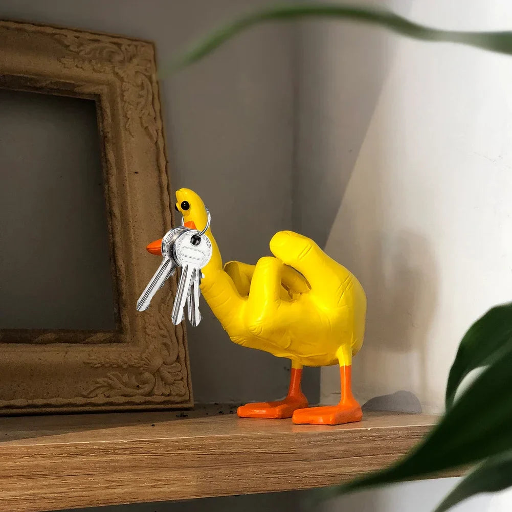 ArtZ® Duck With A Bad Attitude Sculpture Duck With A Bad Attitude Sculpture