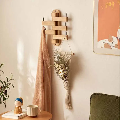 Rotating Arm Wall Mounted Coat Rack