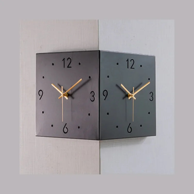 Geometric Panel Wall Clock