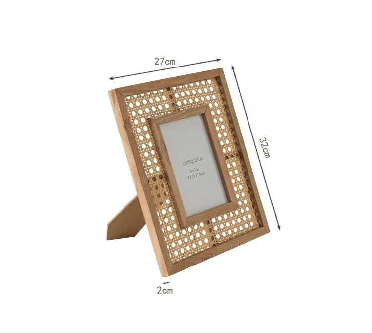 Floating Acrylic Dual-Panel Display Photo Frame