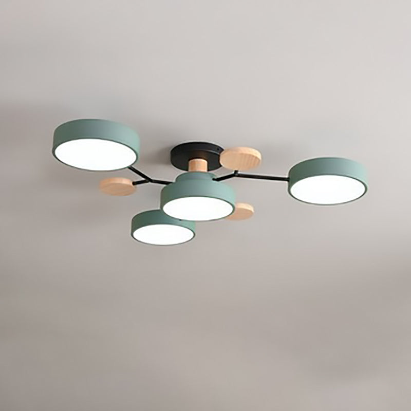 Branch-Inspired LED Semi-Flush Ceiling Light