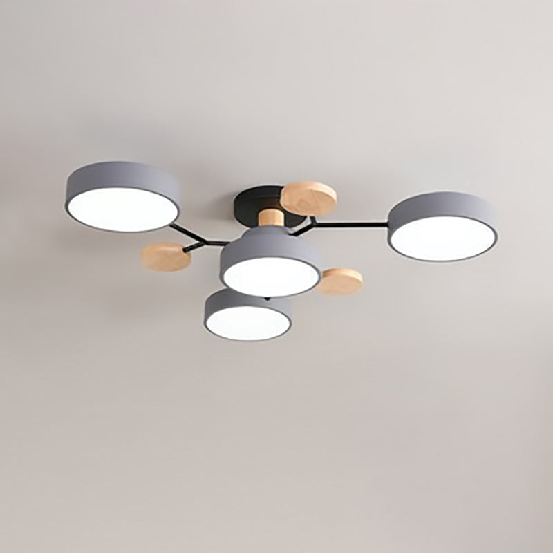 Branch-Inspired LED Semi-Flush Ceiling Light