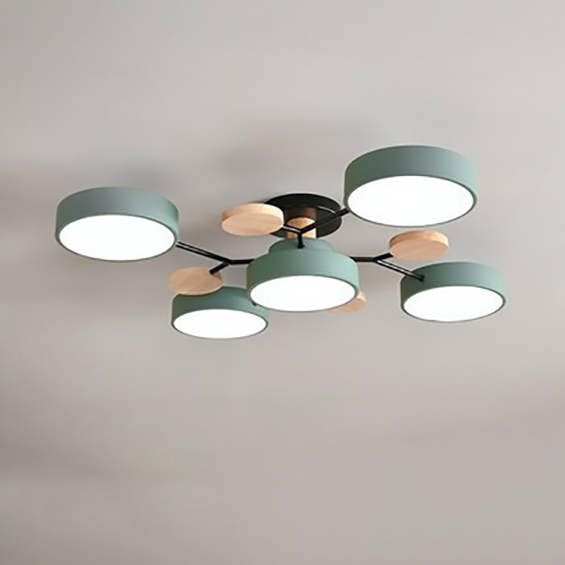 Branch-Inspired LED Semi-Flush Ceiling Light