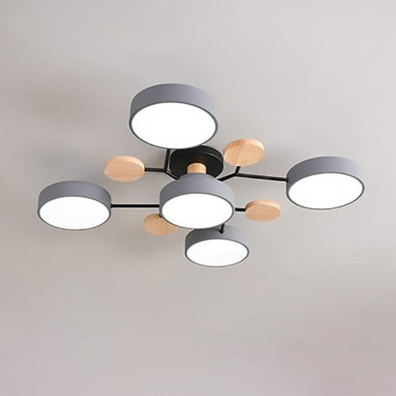 Branch-Inspired LED Semi-Flush Ceiling Light