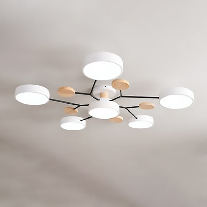 Branch-Inspired LED Semi-Flush Ceiling Light