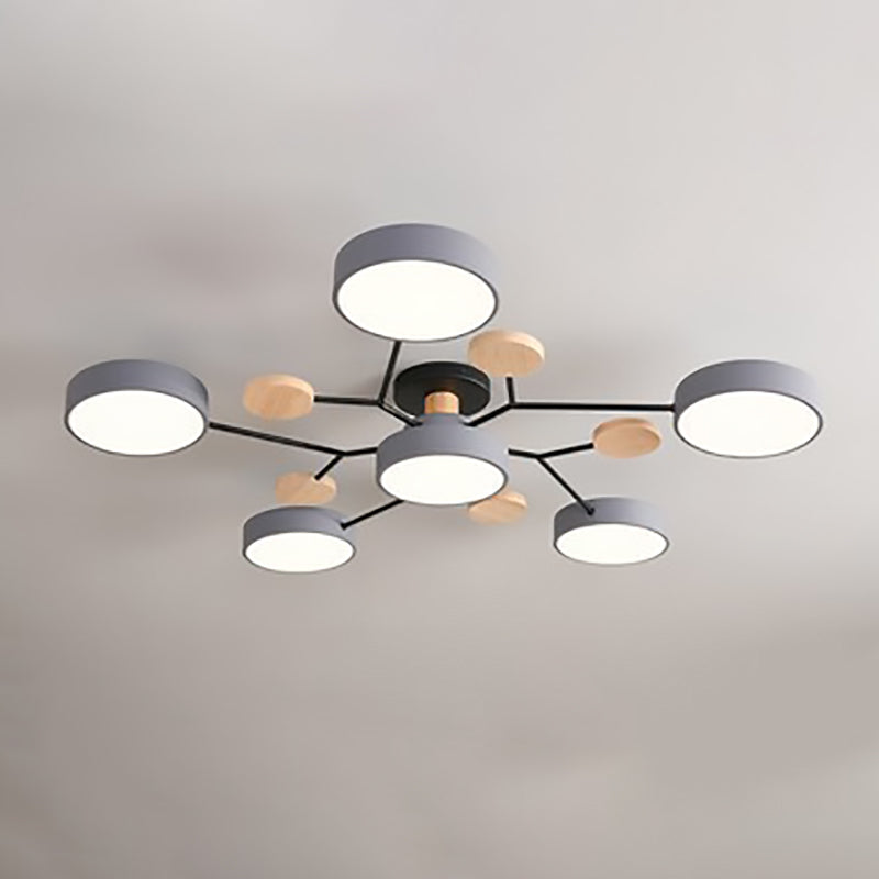 Branch-Inspired LED Semi-Flush Ceiling Light