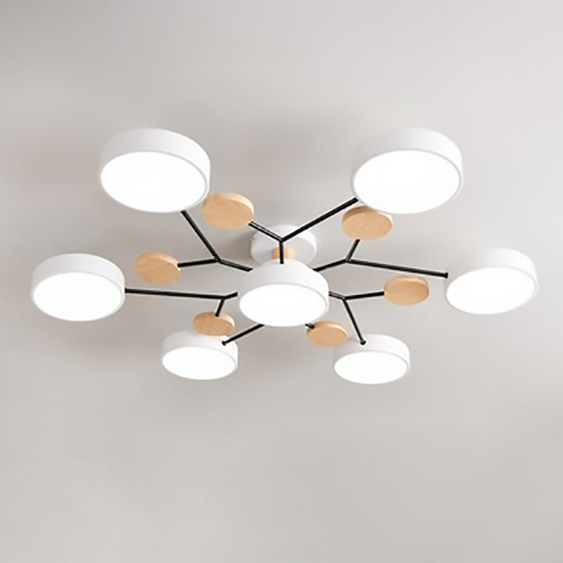Branch-Inspired LED Semi-Flush Ceiling Light