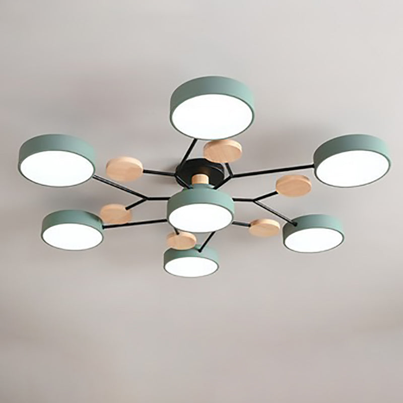 Branch-Inspired LED Semi-Flush Ceiling Light