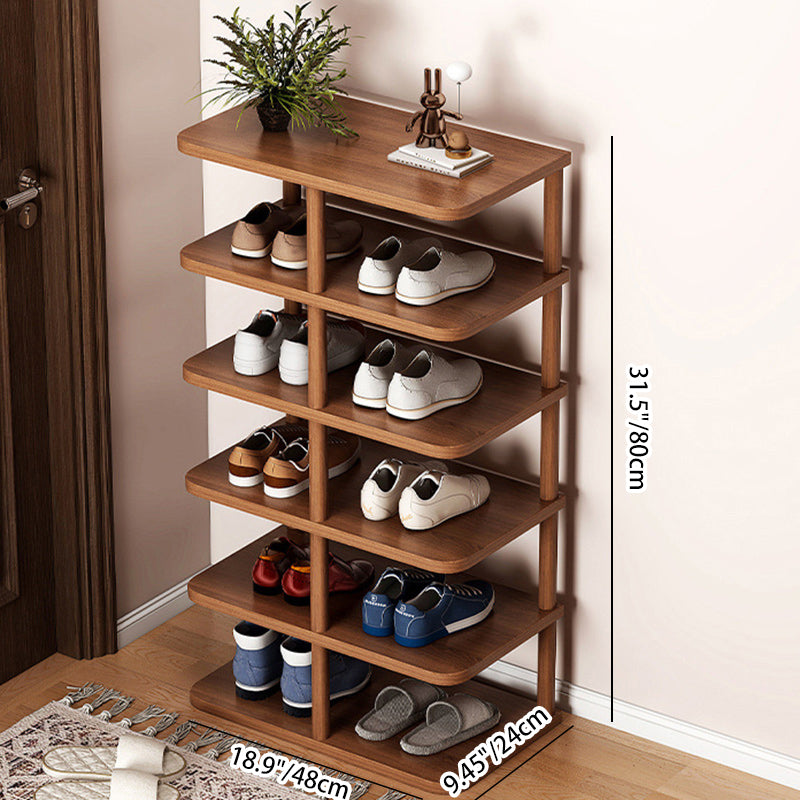 Tall Vertical Shoe Storage Rack – 6–7 Tier Space Saving Design
