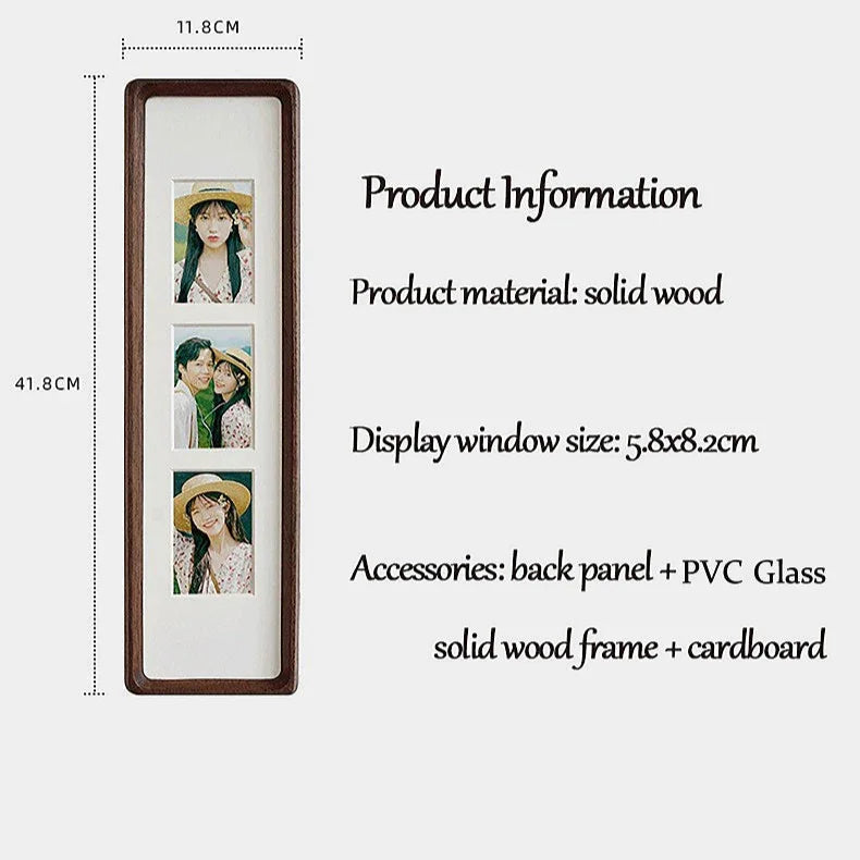 Horizontal-Orientation Floating Acrylic Photo Frame