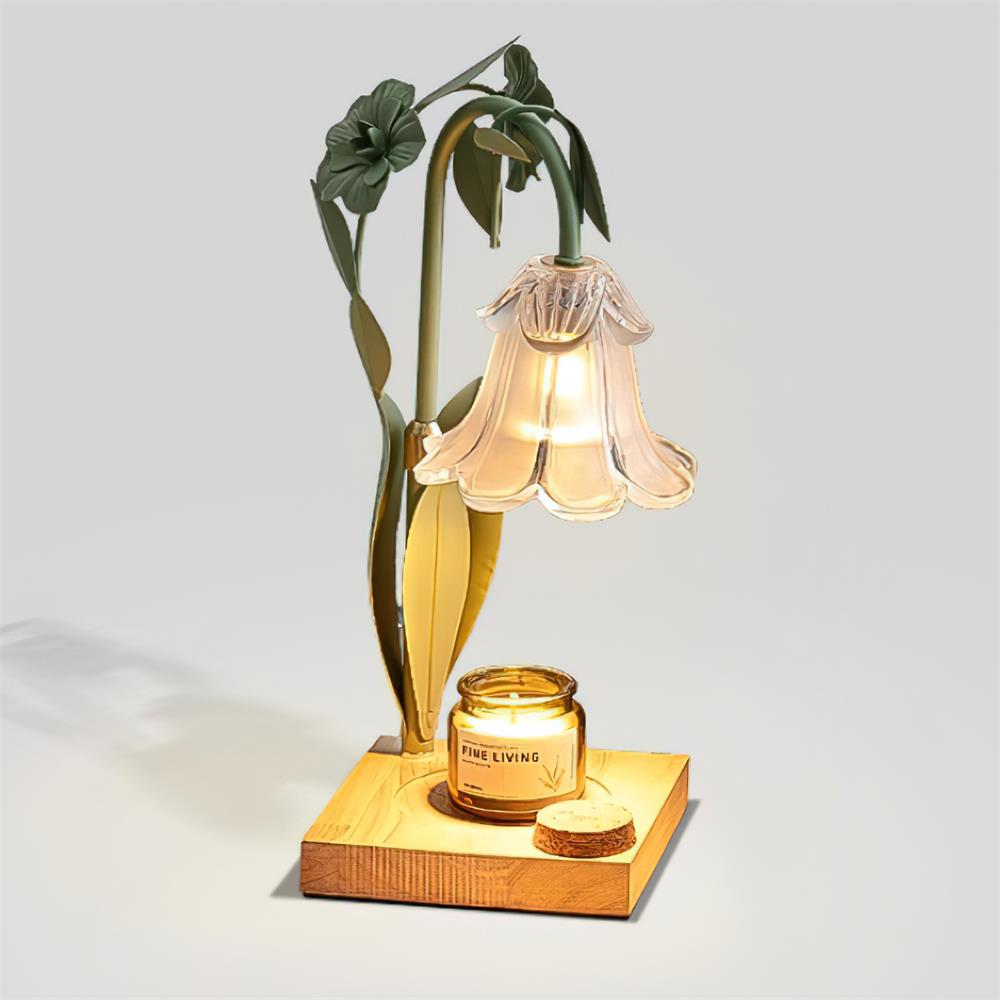 Art Deco Candle Warmer Lamp