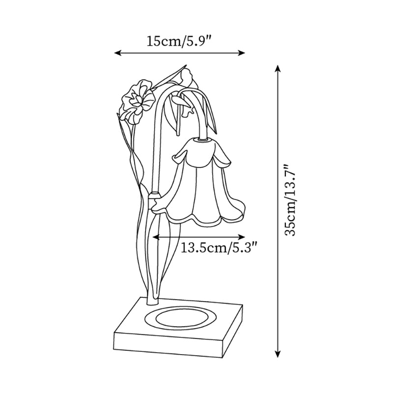 Art Deco Candle Warmer Lamp